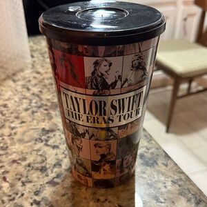 Taylor Swift The Eras Tour Black Tumbler